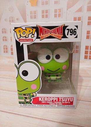 Фігурка funko pop! my hero academia x hello kitty & friends keroppi tsuyu 796