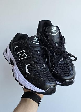 Мужские кроссовки new balance 530 • white / black