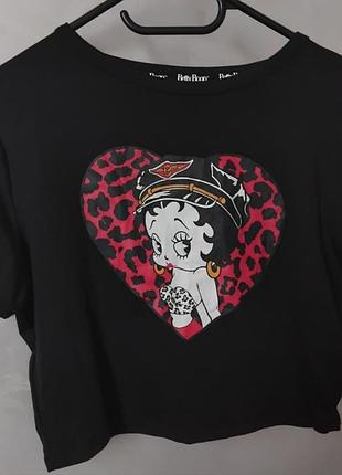Betty boop черный топ🖤