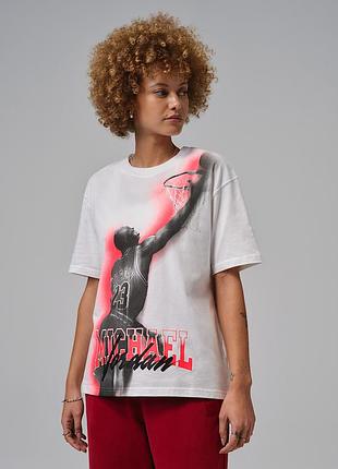 Футболка jordan w spt df ss gfx tee htg io8722-100 xs