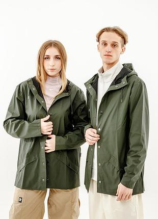 Куртка rains jacket 1201-green 2xs/xs