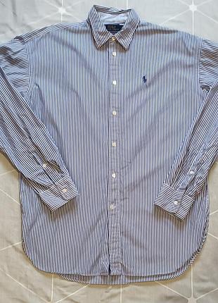 Polo ralph lauren boyfriend fit сорочка в смужку