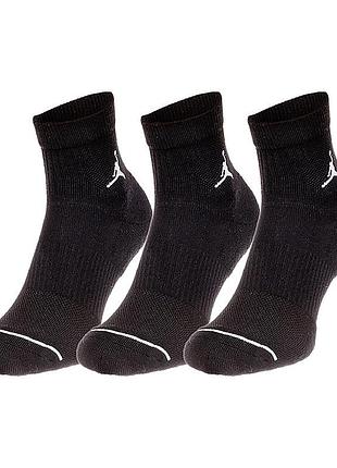 Шкарпетки jordan u j ed cush poly ankle 3pr 144 dx9655-010 38-42