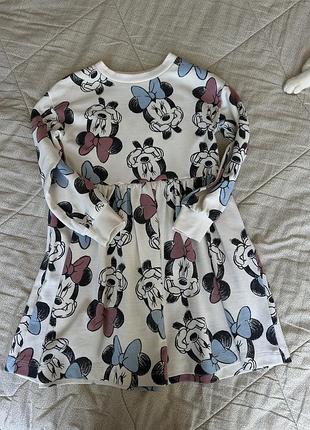 Класне плаття h&m та дісней з мінні маус для дівчинки 6-8 р / 122-128 см трьохнитка
