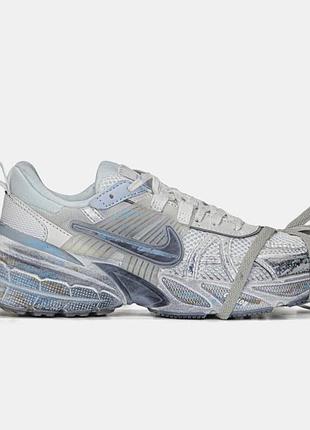 Женские кроссовки nike runtekk v2k white blue custom / smb+ 🔗