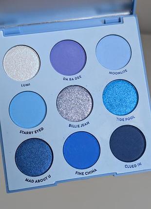 Палетка тіней colourpop blue moon palette