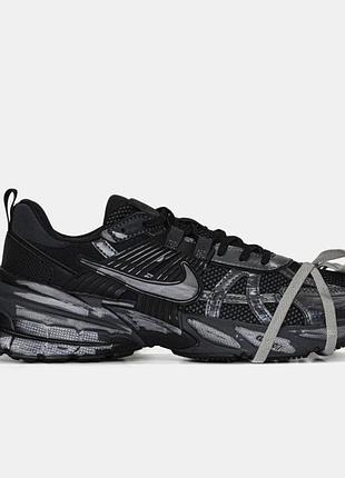 Чоловічі кросівки nike runntek v2k black silver custom / smb+ 🔗