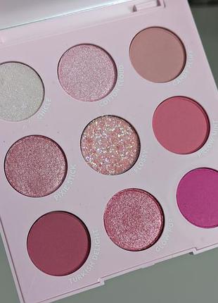 Палетка тіней colourpop cloud spun palette