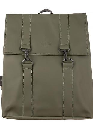 Рюкзак rains backpacks 1213-green