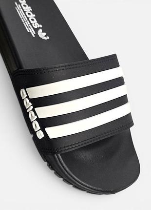 Шлепанцы adidas adilette shower • black / white 3