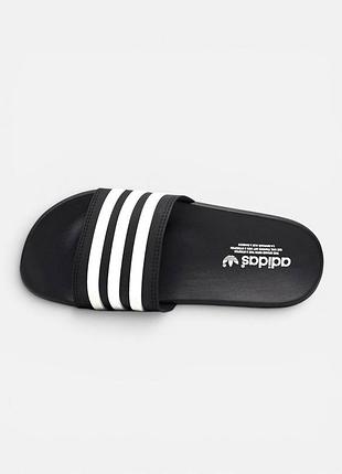 Шлепанцы adidas adilette shower • black / white 4