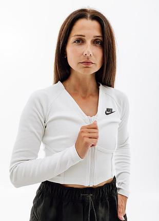 Кофта nike w nsw ls top rib sw fj5220-121