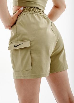 Шорти nike w nsw swsh short wvn su fj4887-276 m