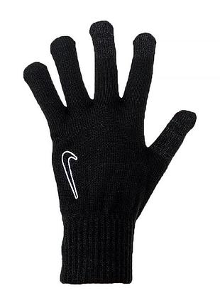 Перчатки nike knit tech and grip tg 2.0 black/black/white s/m n.100.0661.091.sm