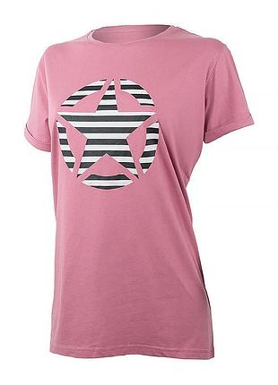 Футболка jeep t-shirt oversize star striped print turn o102613-p490 xl