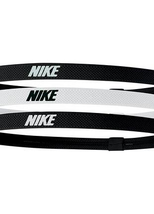 Повязка на голову nike elastic headbands 2.0 3 pk n.100.4529.036.os 1size