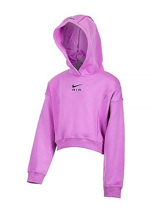 Кофта nike g nsw air crop hoodie dx5008-532 147-158 см