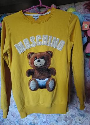 Moscino мишка свитшот трехнитка италия