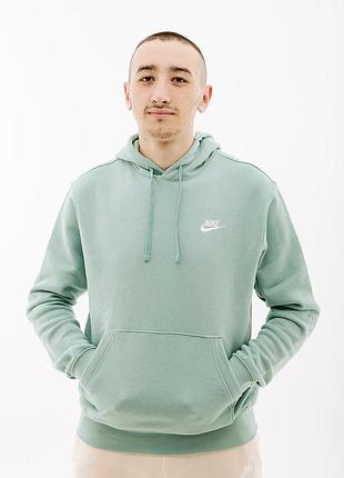 Кофта nike club hoodie po bb bv2654-310 xl
