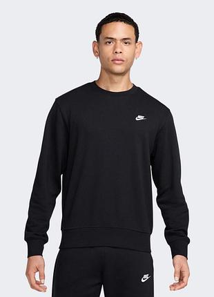 Толстовка nike m club ft crew fn3888-010