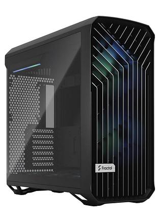 Корпус для пк miditower fractal design torrent rgb black tg lighttint без блоку живлення (fd-c-tor1a-04)
