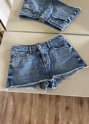 Джинсові  шорти/спідниця  zara 34/хс