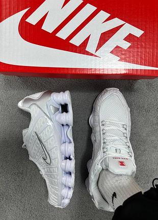 ✔️ nike shox tl white 7