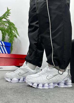 ✔️ nike shox tl white 3