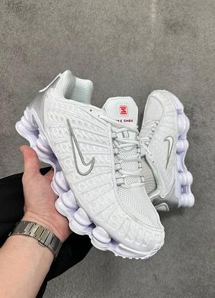 ✔️ nike shox tl white 8