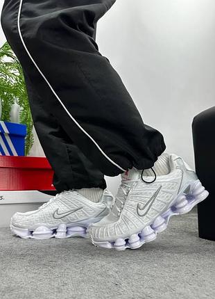 ✔️ nike shox tl white 4