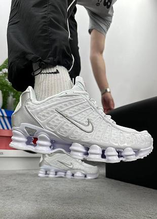 ✔️ nike shox tl white 6
