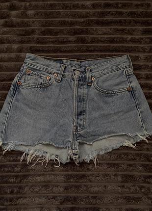 Короткі джинсові шорти levi’s