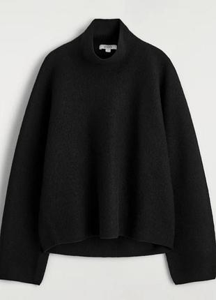Новый свитер oversize cos 100% шерсть xs-s-m премиальный бренд