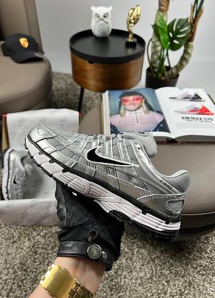 Жіночі кросівки nike p-6000 silver black 36-37-38