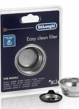 Фильтр сито на 2 порции для кофеварки delonghi dlsc401, 5513281001 7313285839