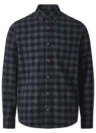 Сорочка фланелева для чоловіка livergy by esmara men 481091 m темно-синій