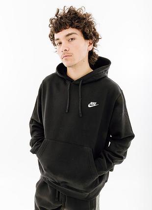 Толстовка nike m nsw club hoodie po bb bv2654-010 xl