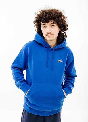 Кофта nike club hoodie po bb bv2654-480 m