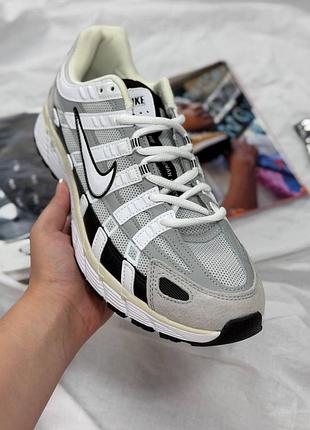 ✔️ nike p-6000 summit white grey 8