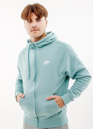 Кофта nike club hoodie fz bb bv2645-309 xxl