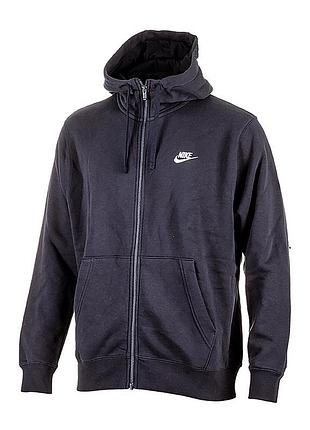 Толстовка nike m nsw club hoodie fz bb bv2645-010 m