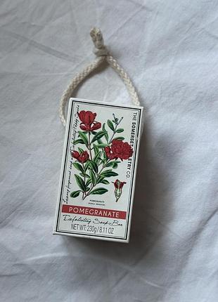 Ексклюзивне парфумоване мило на канатах somerset toiletry co. pomegranate (гранат), 230 г