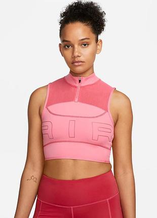 Топ nike w nk df air crop tank dx0284-611
