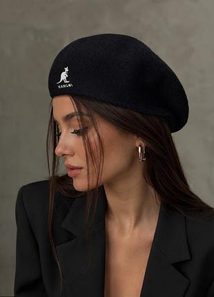 Вінтажна кепка-берет kangol wool 504 flat cap (оригінал)