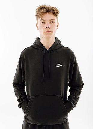 Толстовка nike m nsw club hoodie po ft cz7857-010 xl