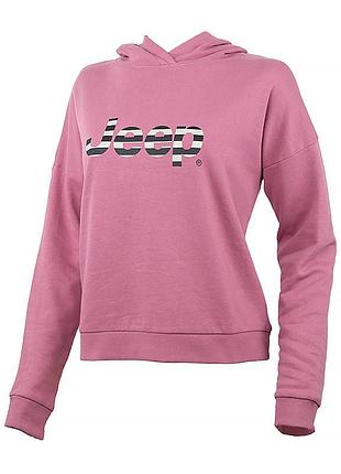 Кофта jeep hooded cropped sweatshirt striped print o102609-p490 xl