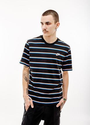 Футболка nike m tee club stripe dz2985-011