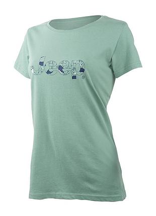 Футболка jeep t-shirt botanical print j22w o102612-e854