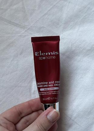 Парфумований крем для рук та нігтів elemis jasmine and rose hand and nail cream, 20 мл (новий)