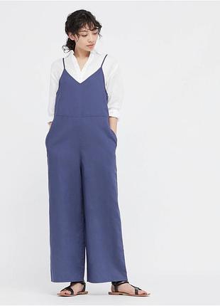 Uniqlo трендовий літній комбінезон з натуральним складом